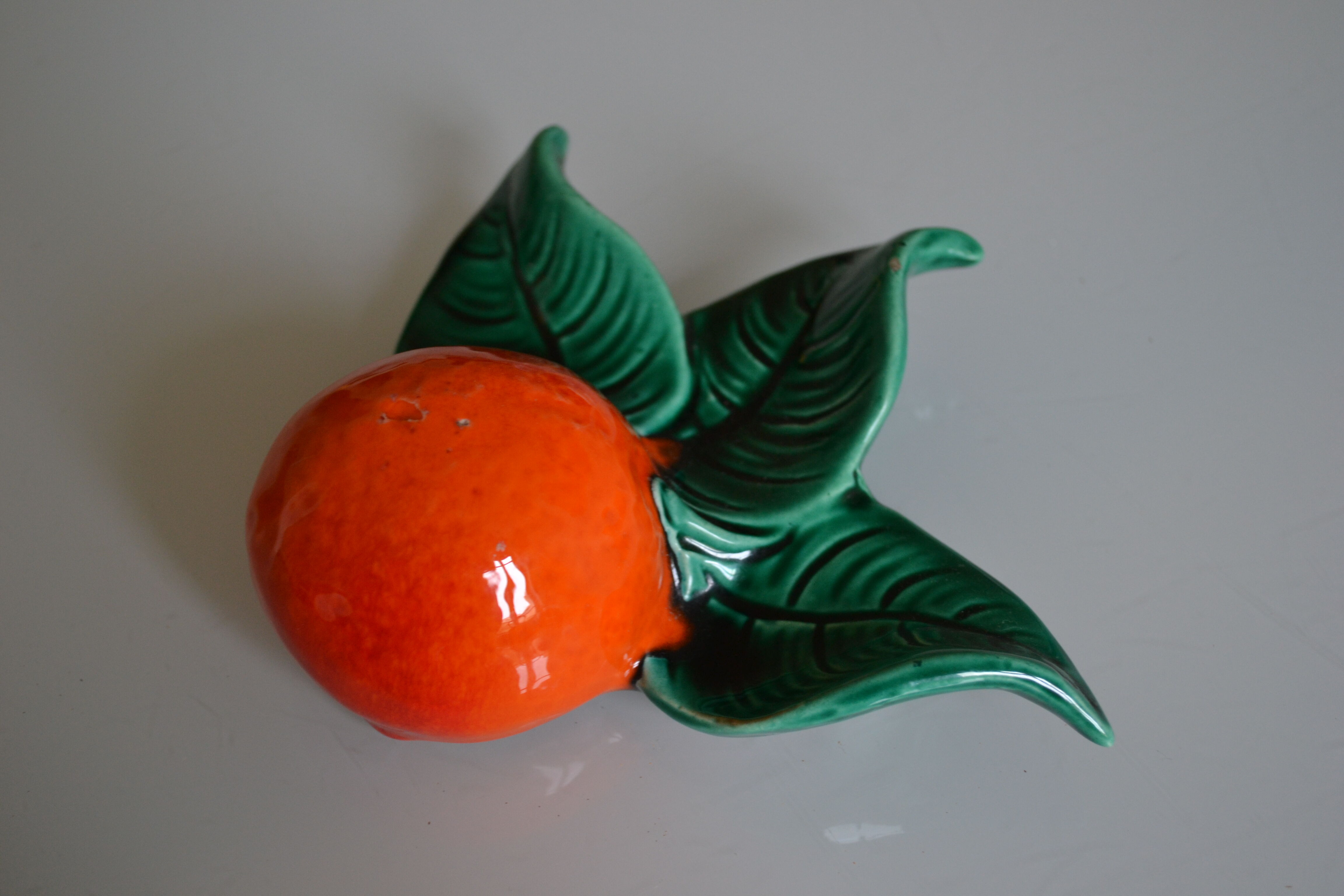 Orange in ceramic signs albert ferlay in vallauris around 1960