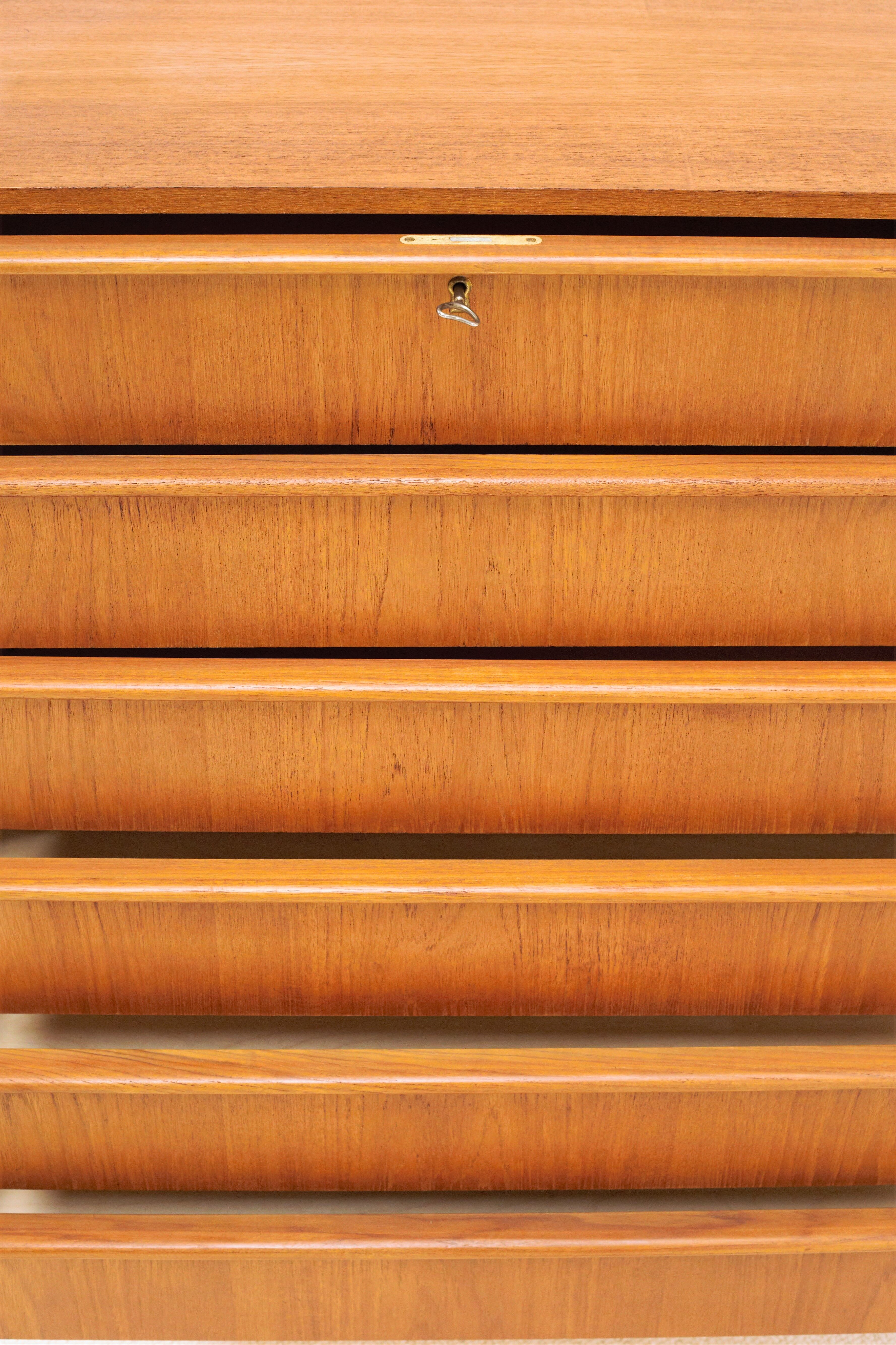 Commode 6 tiroirs Mid-Century