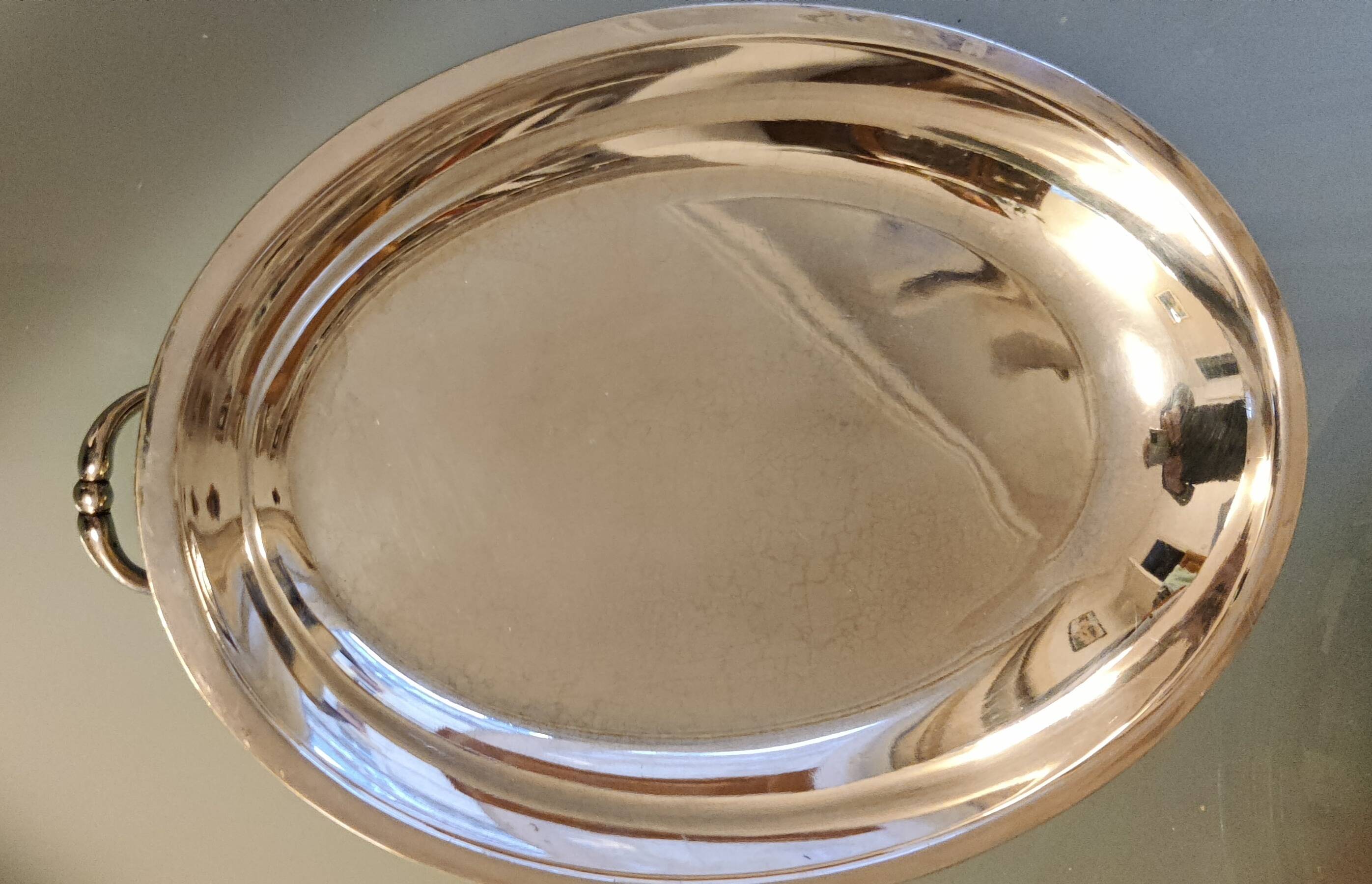 Vintage Walker & Hall silver plated serving dish