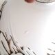 Vintage Art Deco globe in frosted glass