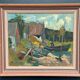 Original Swedish Oil on Panel – "Vid Knabäck, Skåne" by Carl-Axel Schwieler – Signed – Vintage & Framed – 59 × 50 cm (23.2" × 19.7")