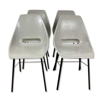 Set of 4 chairs by Miroslav Navratil