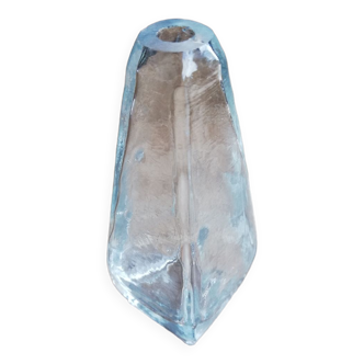 Small conical soliflore transparent glass