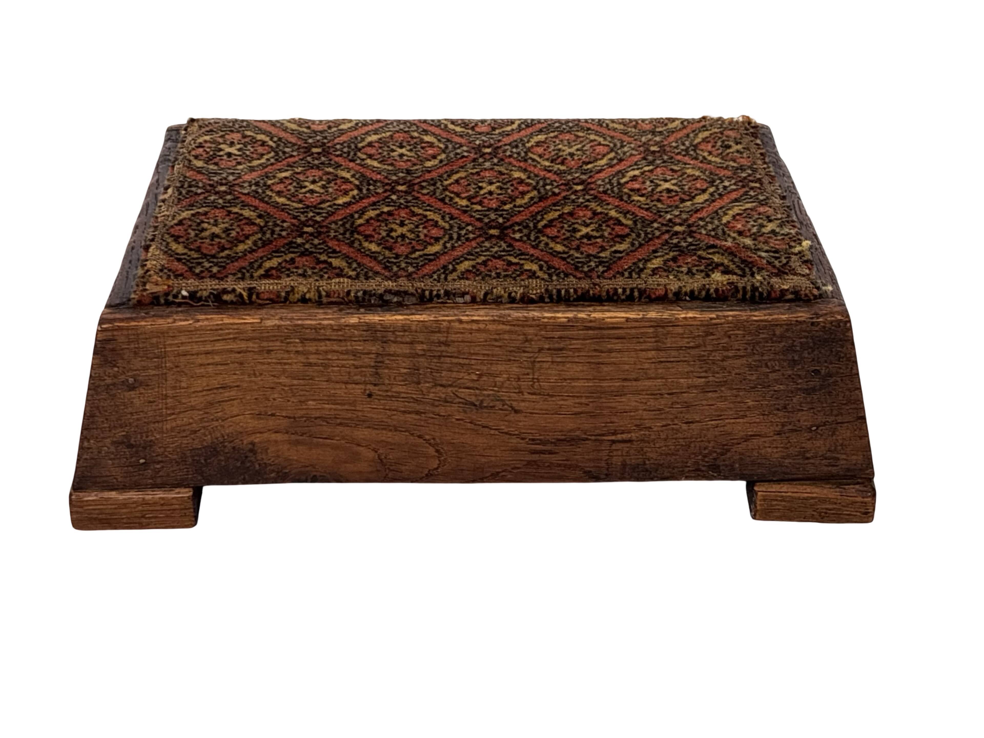 Pouf Art Déco repose-pieds design minimaliste des années 30
