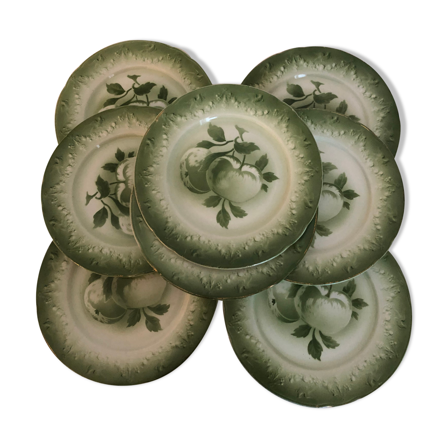 Dessert plates k and g lunéville