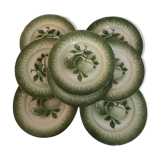 Dessert plates k and g lunéville