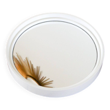 White plexi cap mirror Made in France Registered model, Design, 1970