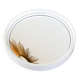 White plexi cap mirror Made in France Registered model, Design, 1970