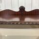 1930s English display cabinet in mahogany