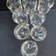 8 Daum gold-plated wine glasses