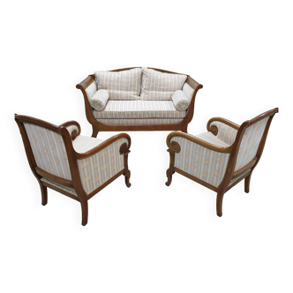 Louis philippe rose style cherry living room
