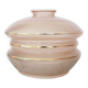 Large Art Deco frosted pink glass globe, shade, frosted glass