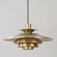Danish vintage Verona pendant lamp by Kurt Wiborg, Jeka, 1980s