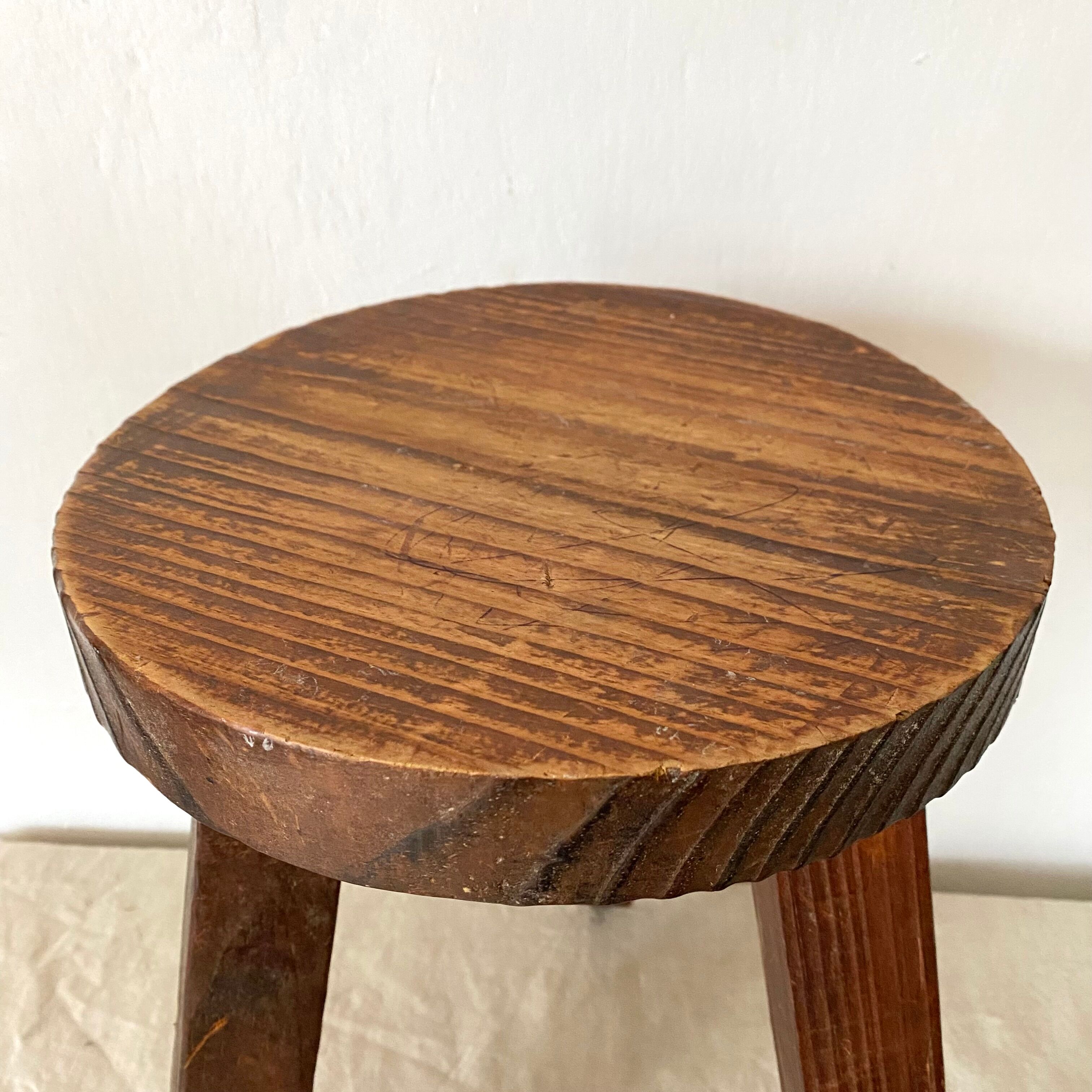 Vintage tripod stool