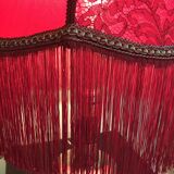 Lampe style victorien rouge