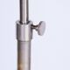 Restored Czech Bauhaus Floor Lamp, Nickel-Plated Steel, Parchment Shade, 1920s