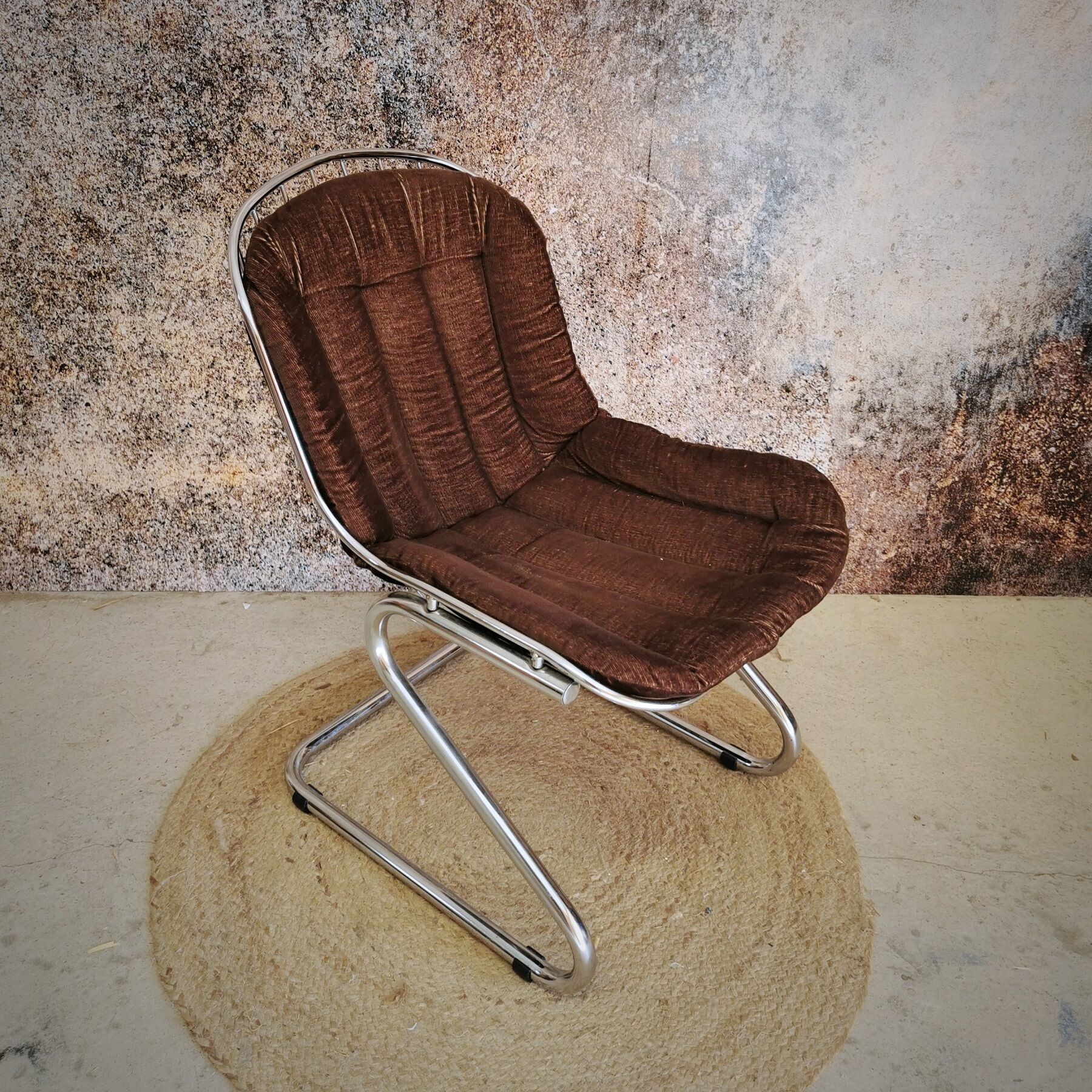 Vintage chair chrome tube