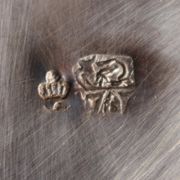 Silver fruit bowl