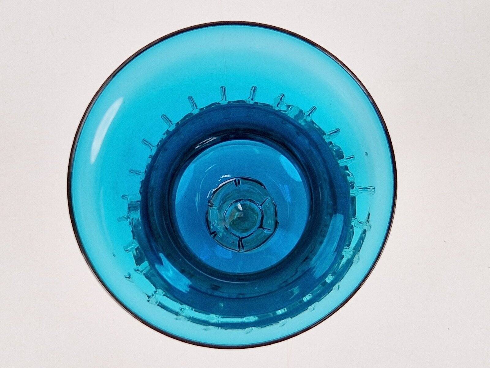 Mid-Century Modern Blue Murano Glass Vase, 1960s