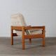Vintage Teak Sessel Easy Chair dänisch Domino Møbler 60er 70er
