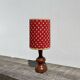 Wooden bedside lamp 1970