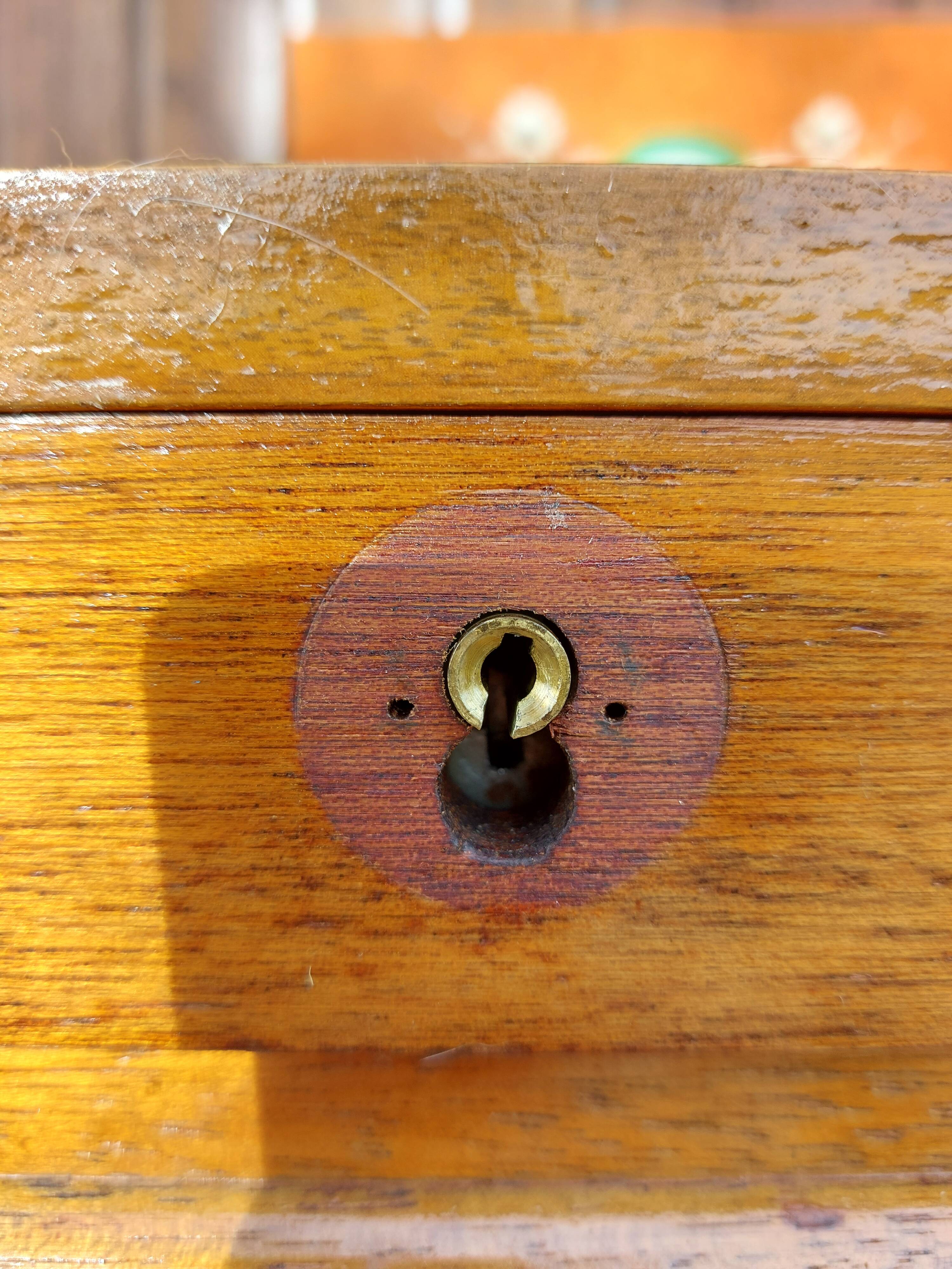 curtained filing cabinet