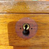 curtained filing cabinet