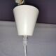 White pendant light, Scandinavian, space age, Poulsen style, 1990.