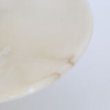 Compotier, flat on alabaster pedestal, 1960