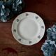Plates and dish in genuine opaque Digoin Sarreguemines.