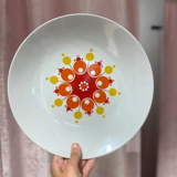 Vintage round dish 70's in Winterling porcelain