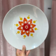 Vintage round dish 70's in Winterling porcelain