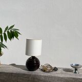 Lampe à poser en céramique émaillée 1960