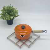 Trivet, silver metal, art deco, vintage, extendable