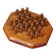 Wooden solitaire game, handcrafted, vintage