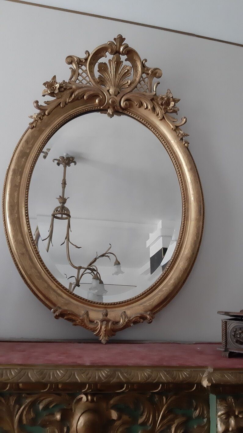 Miroir ovale XIXème