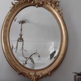 Oval mirror XIXth