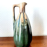 Set of art nouveau ceramic pitchers