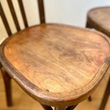 2 Baumann bistro chairs in dark wood