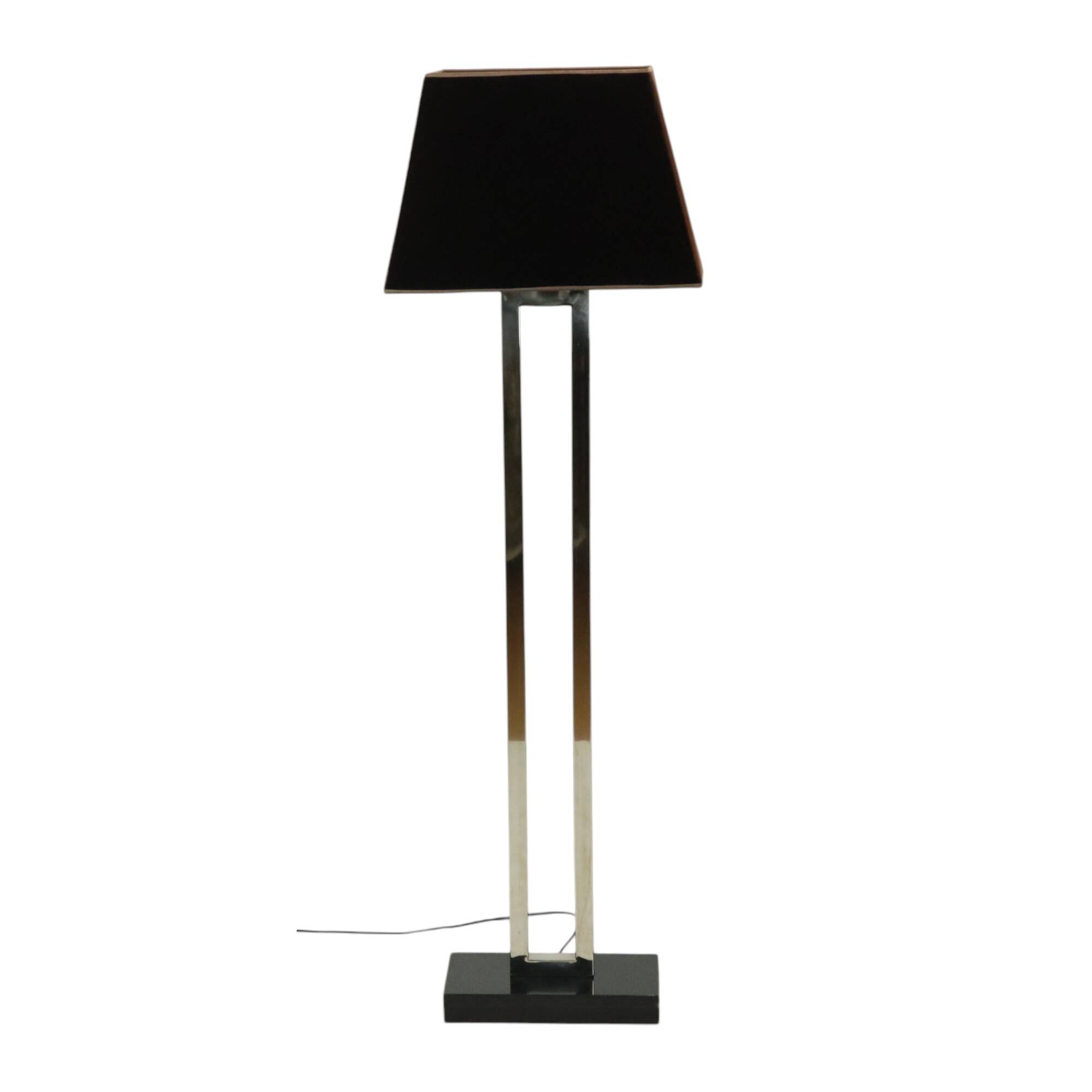 Eichholtz Arlington Design Floor Lamp Stainless Steel Granite Base 152cm