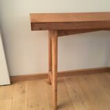 Console in raw wood