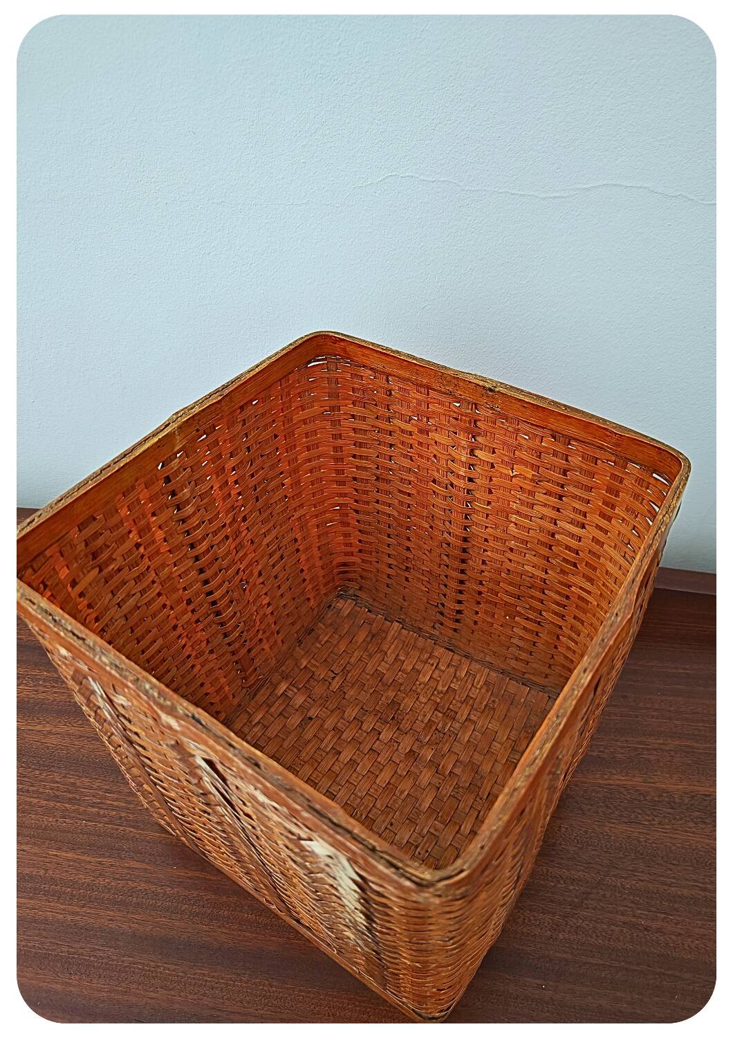 Vintage Bamboo Flower Pot