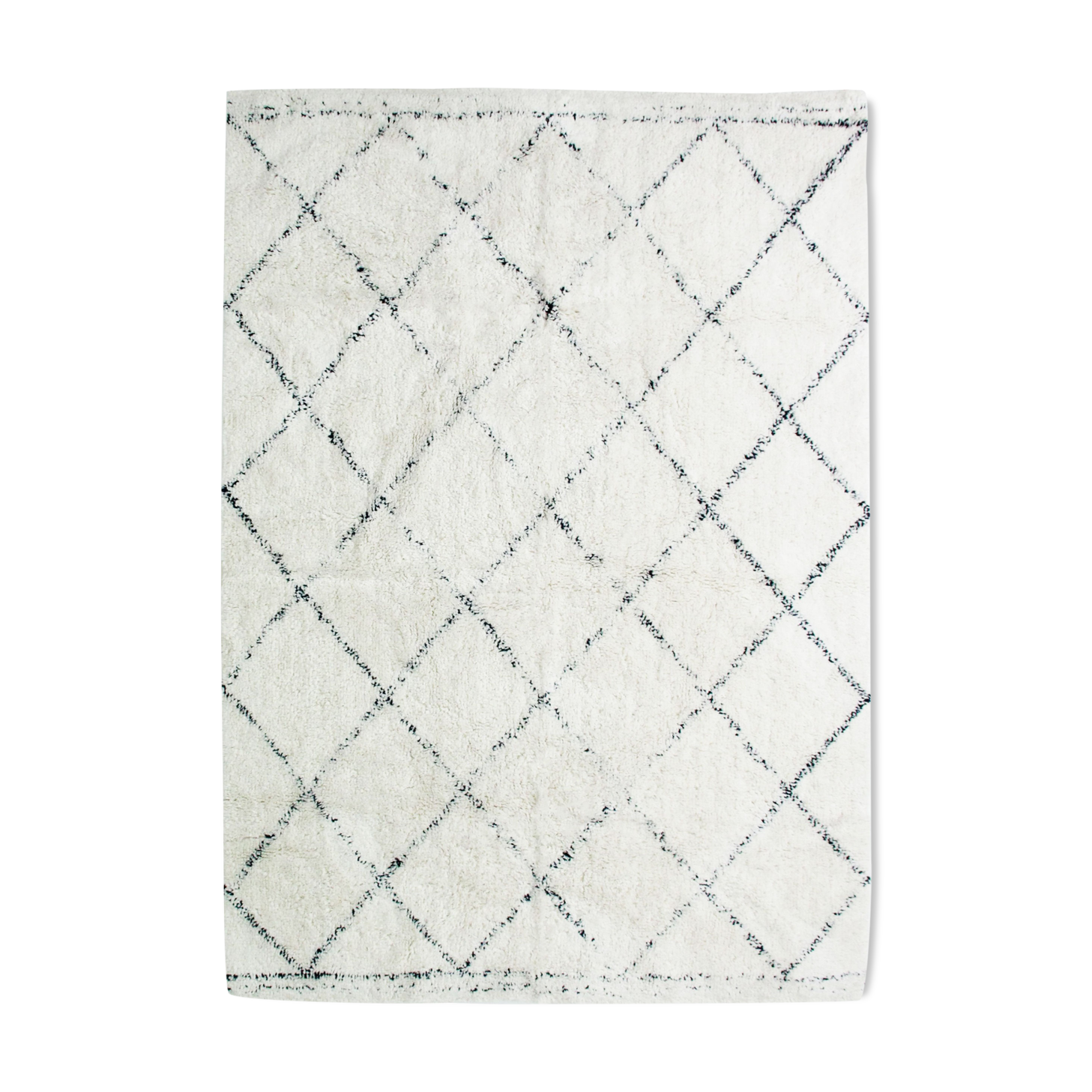 Cotton berber carpet 190 x 290 cm