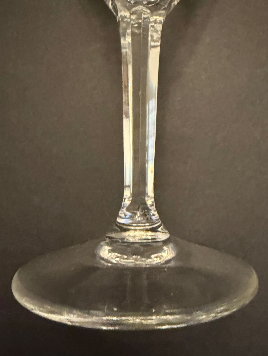 6 crystal wine glasses Saint Louis Chantilly