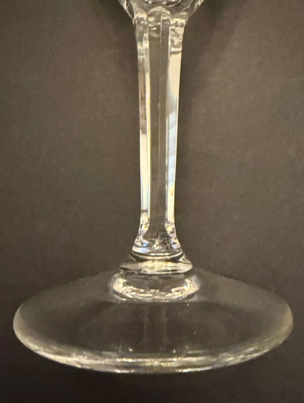 6 verres à vin en cristal Saint Louis Chantilly
