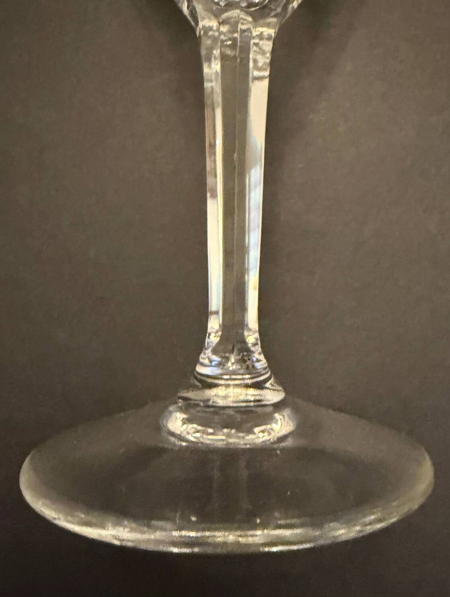 6 crystal wine glasses Saint Louis Chantilly