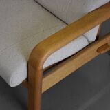 Canapé à dossier haut très confortable du milieu du siècle par Olsen & son