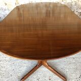 Expandable Scandinavian rosewood dining table by CJ Rosengaarden, circa 60's