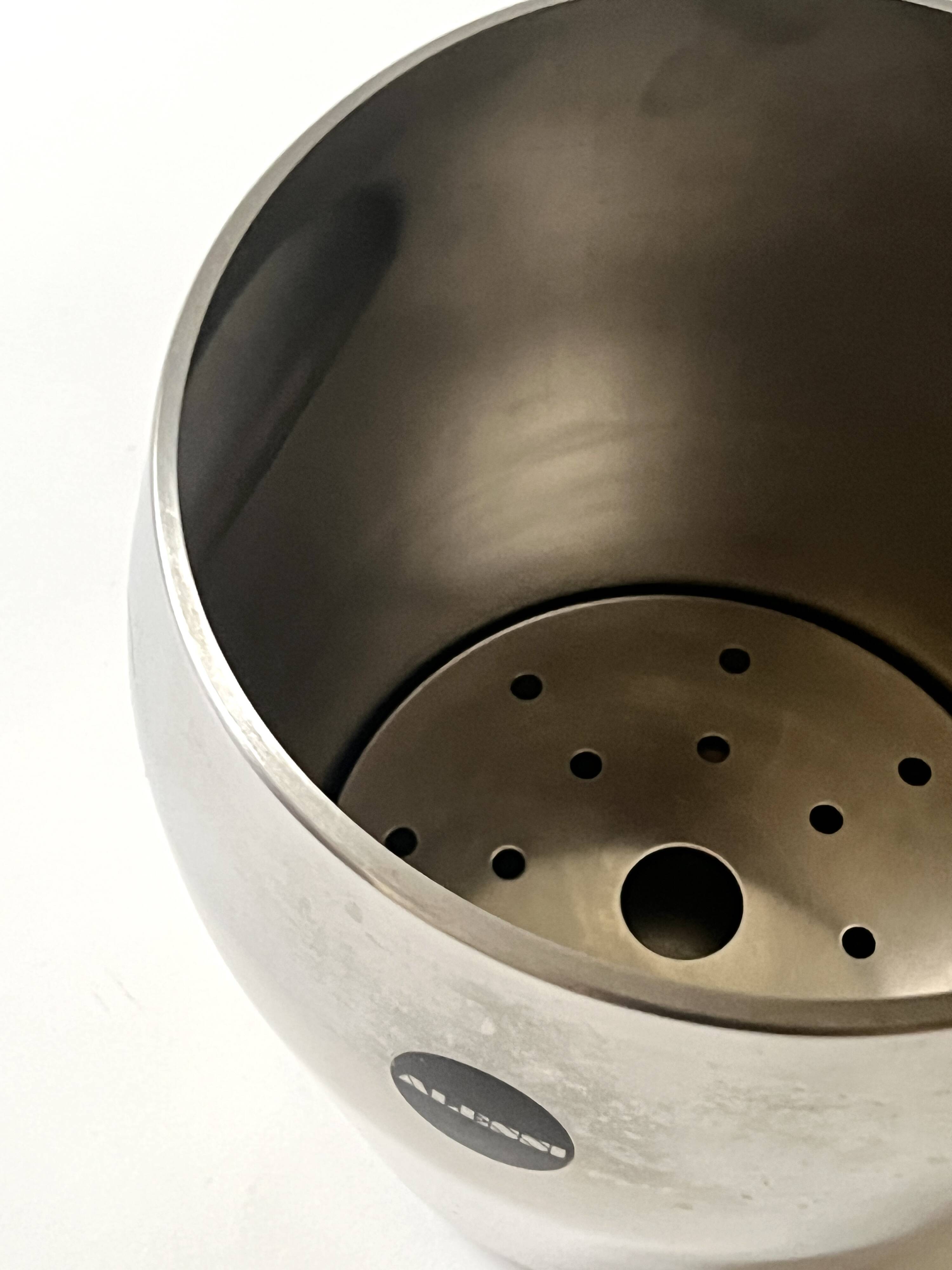 Carlo Mazzeri & Luigi Massoni for Alessi, ice bucket / wine design 1950.