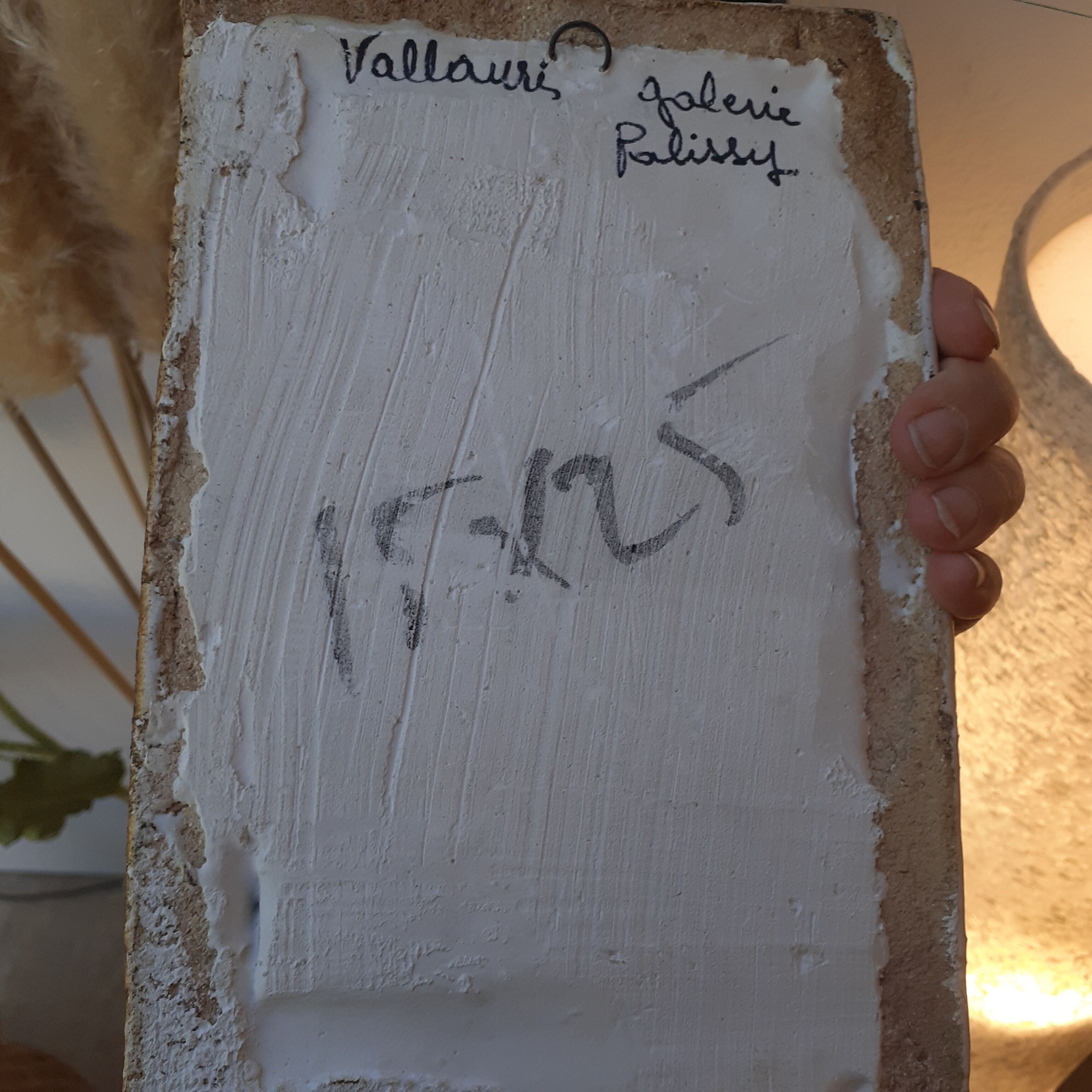 Miroir en céramique Galerie Palissy 24x16cm